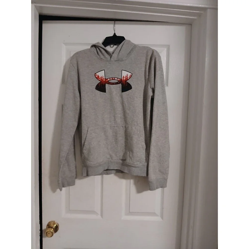 Gray Underarmour hoodie